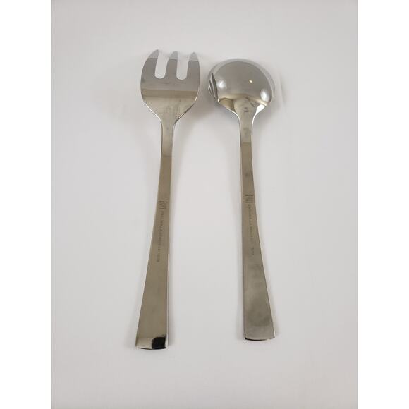 Zwilling JA Henckels Kingwood Serving Spoon Fork Glossy 18/10 Stainless set of 2 - Picture 3 of 5